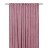 Mörkläggningsgardiner|Enfärgade Gardiner<Svanefors Estelle Sammet Gardin 2P Rosa 2x135x280cm