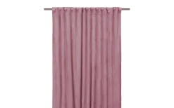 Mörkläggningsgardiner|Enfärgade Gardiner<Svanefors Estelle Sammet Gardin 2P Rosa 2x135x280cm