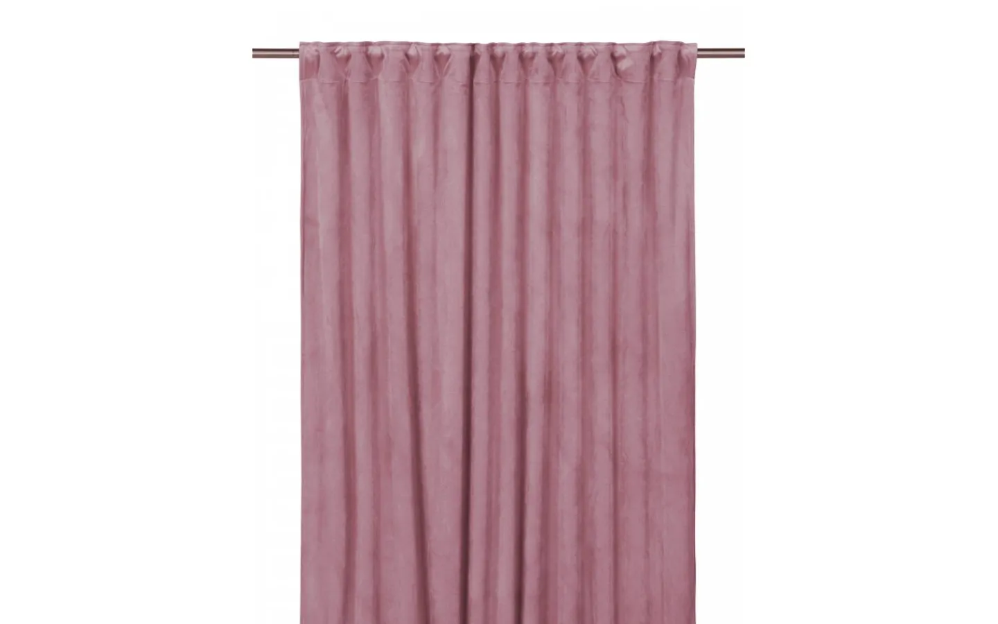 Mörkläggningsgardiner|Enfärgade Gardiner<Svanefors Estelle Sammet Gardin 2P Rosa 2x135x280cm