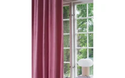 Mörkläggningsgardiner|Enfärgade Gardiner<Svanefors Estelle Sammet Gardin 2P Rosa 2x135x280cm