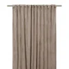 Svanefors Estelle Sammet Gardin 2P Sand 2x135x320cm* Enfärgade Gardiner|Mörkläggningsgardiner