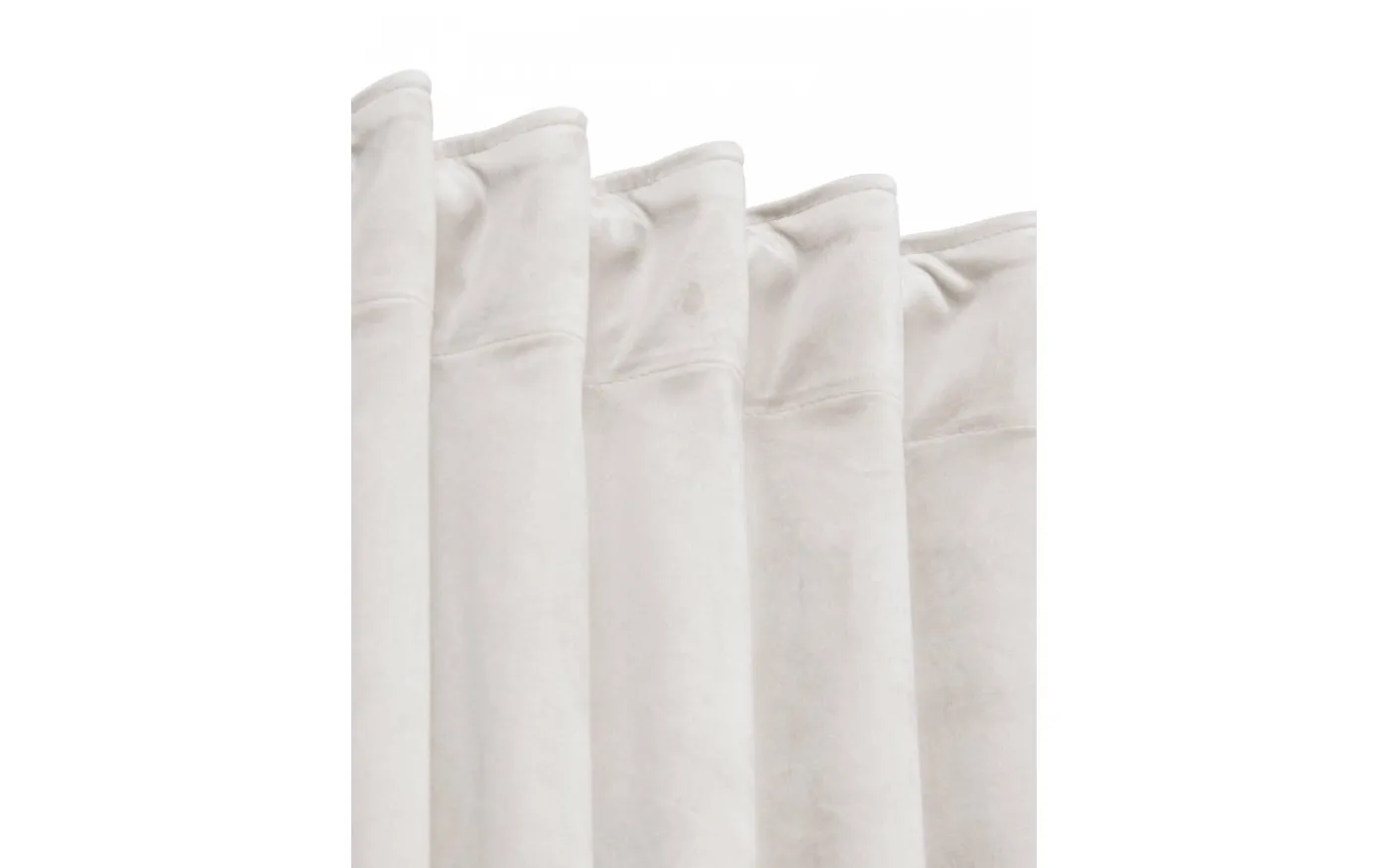 Estelle Sammet Gardin 2P Vit 2x135x280cm