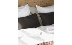 Estelle Sammet Kuddfodral Mellangrå 35x80cm