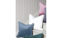 Kuddfodral<Svanefors Estelle Sammet Kuddfodral Denim 45x45cm