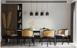 Eglo Esteperra Taklampa 94cm Svart* Avlånga Taklampor