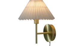 Aneta Ester Vägglampa Matt Mässing* Lampetter