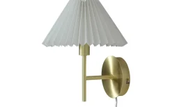 Aneta Ester Vägglampa Matt Mässing* Lampetter