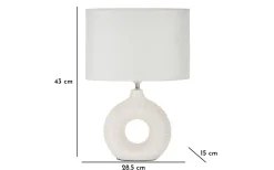 Mauro Ferretti Eterna Bordslampa 43cm Vit* Bordslampor