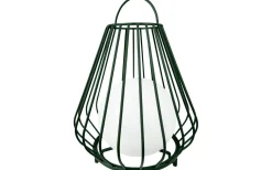 Dyberg Larsen Evesham Laddbar/Solcells Lykta 38cm LED 2700K Grön IP44* Ljuslyktor|Uppladdningsbara Lampor Utomhus