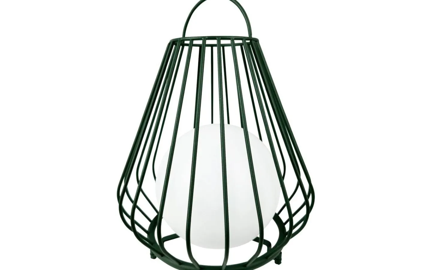 Dyberg Larsen Evesham Laddbar/Solcells Lykta 38cm LED 2700K Grön IP44* Ljuslyktor|Uppladdningsbara Lampor Utomhus