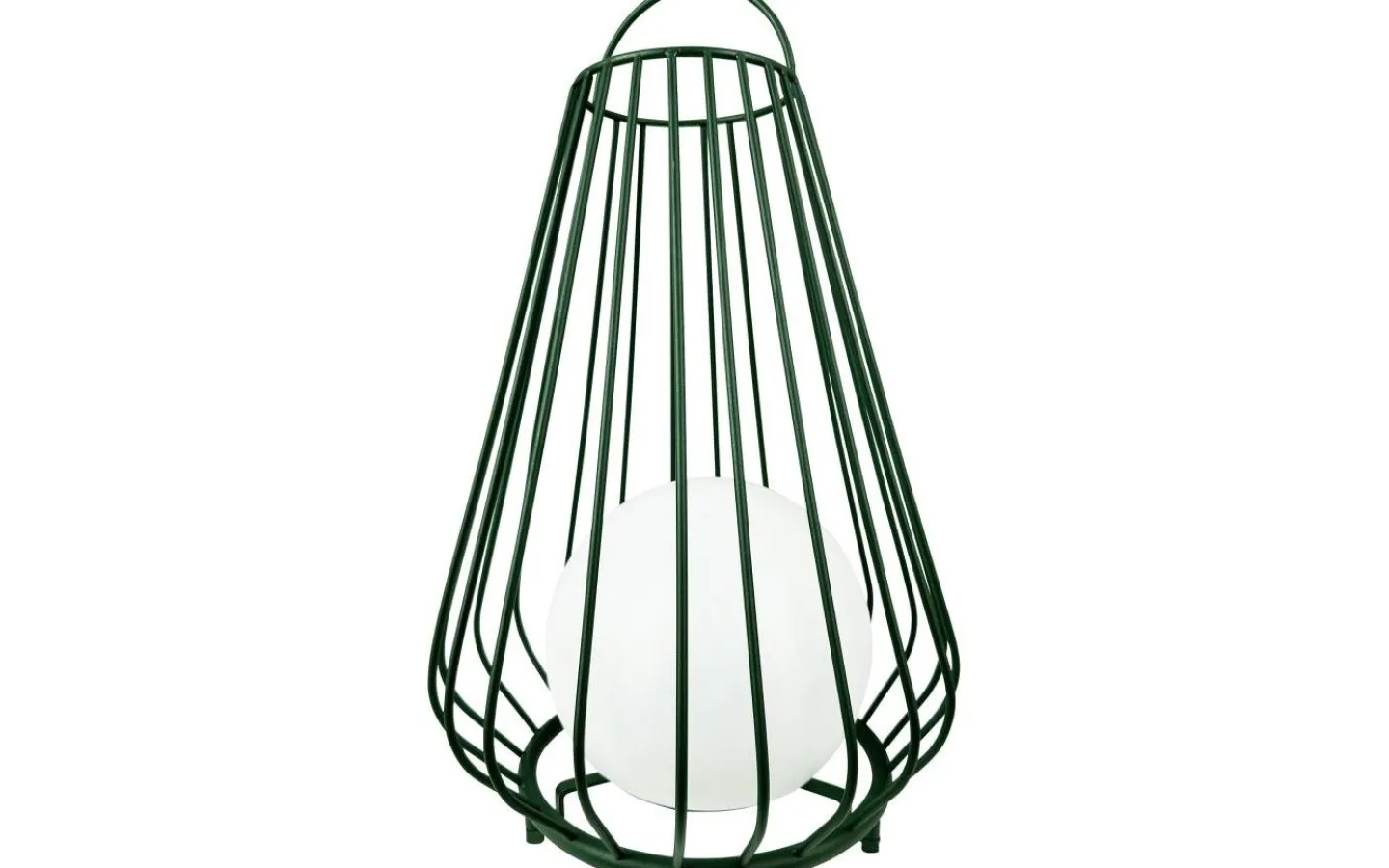 Ljuslyktor|Uppladdningsbara Lampor Utomhus<Dyberg Larsen Evesham Laddbar/Solcells Lykta 48cm LED 2700K Grön IP44