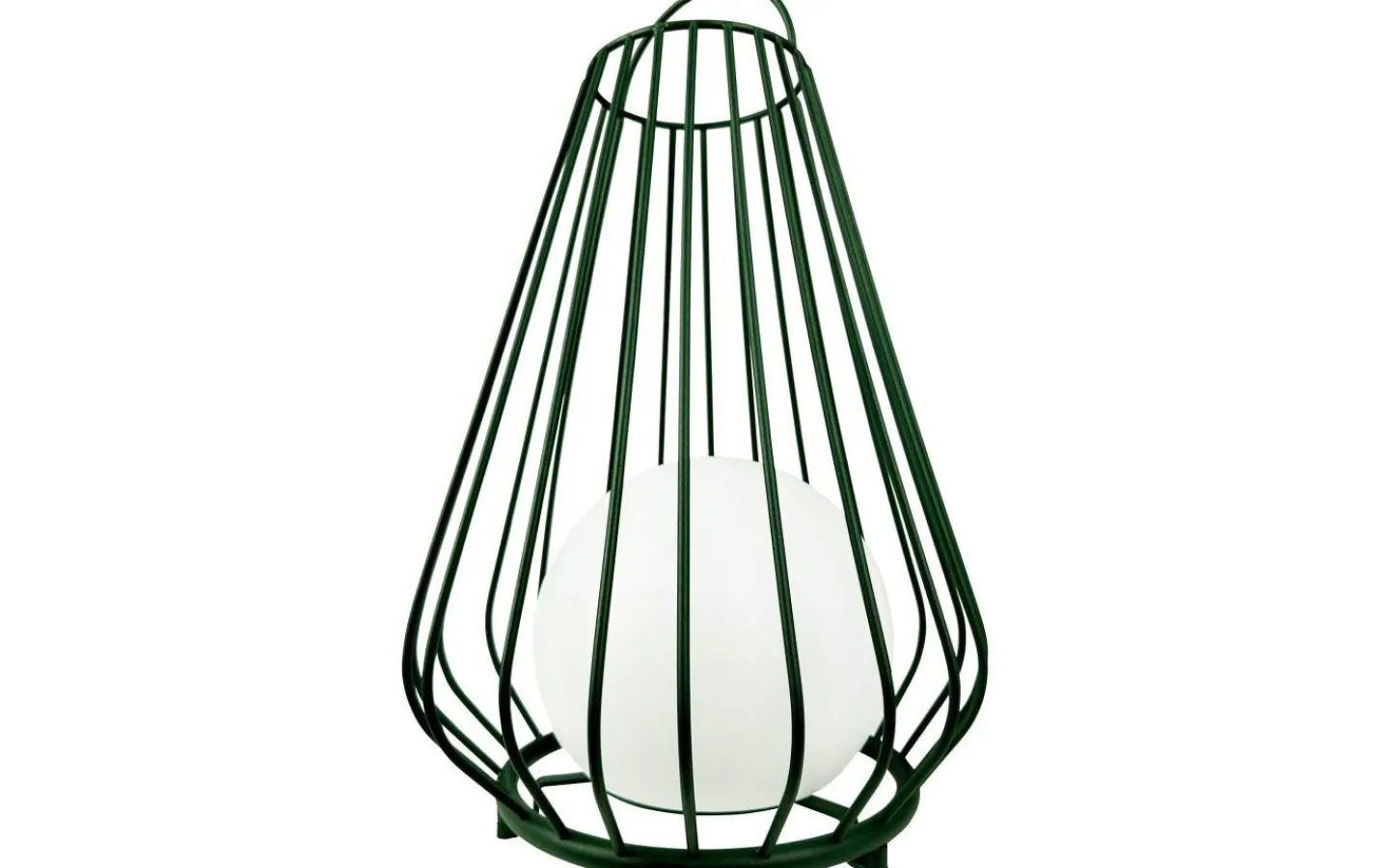 Ljuslyktor|Uppladdningsbara Lampor Utomhus<Dyberg Larsen Evesham Laddbar/Solcells Lykta 48cm LED 2700K Grön IP44