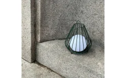 Dyberg Larsen Evesham Laddbar/Solcells Lykta 38cm LED 2700K Svart IP44* Ljuslyktor|Uppladdningsbara Lampor Utomhus