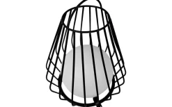 Dyberg Larsen Evesham Laddbar/Solcells Lykta 38cm LED 2700K Svart IP44* Ljuslyktor|Uppladdningsbara Lampor Utomhus