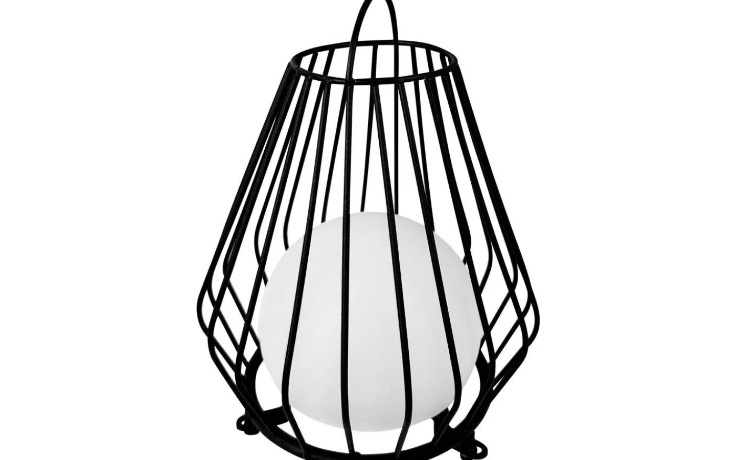 Dyberg Larsen Evesham Laddbar/Solcells Lykta 38cm LED 2700K Svart IP44* Ljuslyktor|Uppladdningsbara Lampor Utomhus