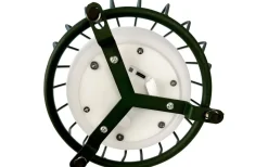 Evesham Laddbar/Solcells Lykta 23cm LED 2700K Grön IP44