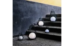 Dyberg Larsen Evesham Laddbar/Solcells Lykta 48cm LED 2700K Svart IP44* Ljuslyktor|Uppladdningsbara Lampor Utomhus