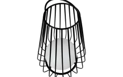 Dyberg Larsen Evesham Laddbar/Solcells Lykta 48cm LED 2700K Svart IP44* Ljuslyktor|Uppladdningsbara Lampor Utomhus