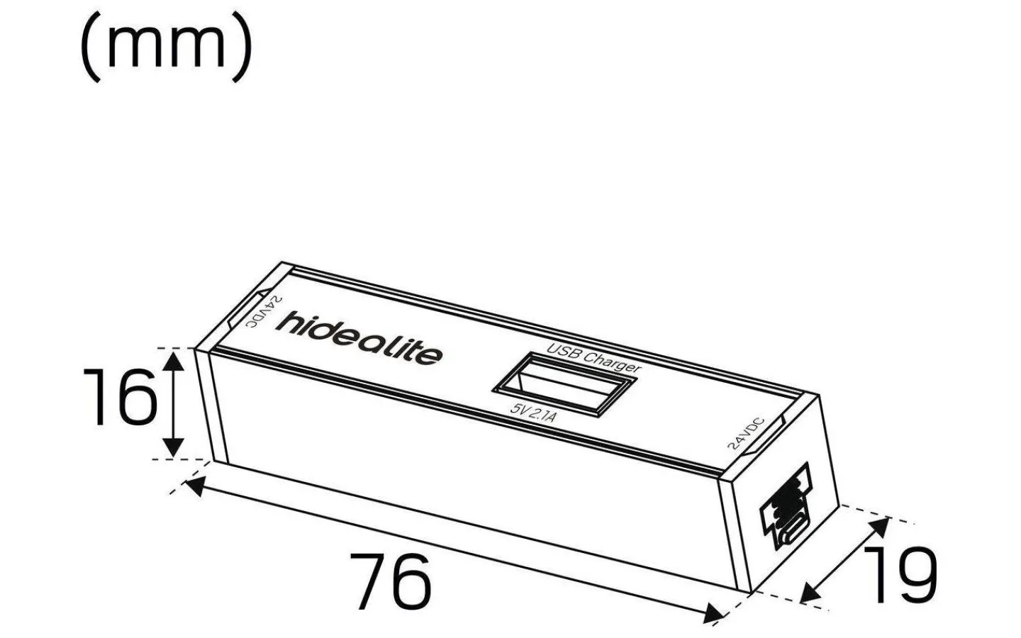 Bänkbelysning<Hidealite Extend G2 LED USB-laddare