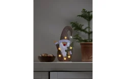 Fabbe Batteridriven Bordsdekoration Tomte 30cm