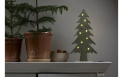 Batteri Julpynt Inomhus<Star Trading Fabbe Batteridriven Bordsdekoration Gran 36cm