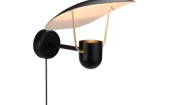 Lampetter<Design for the people Fabiola Vägglampa Svart/Mässing