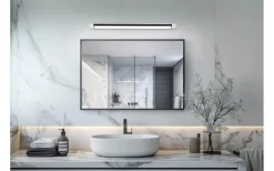 Fabrizio Vägglampa LED 80cm krom IP44