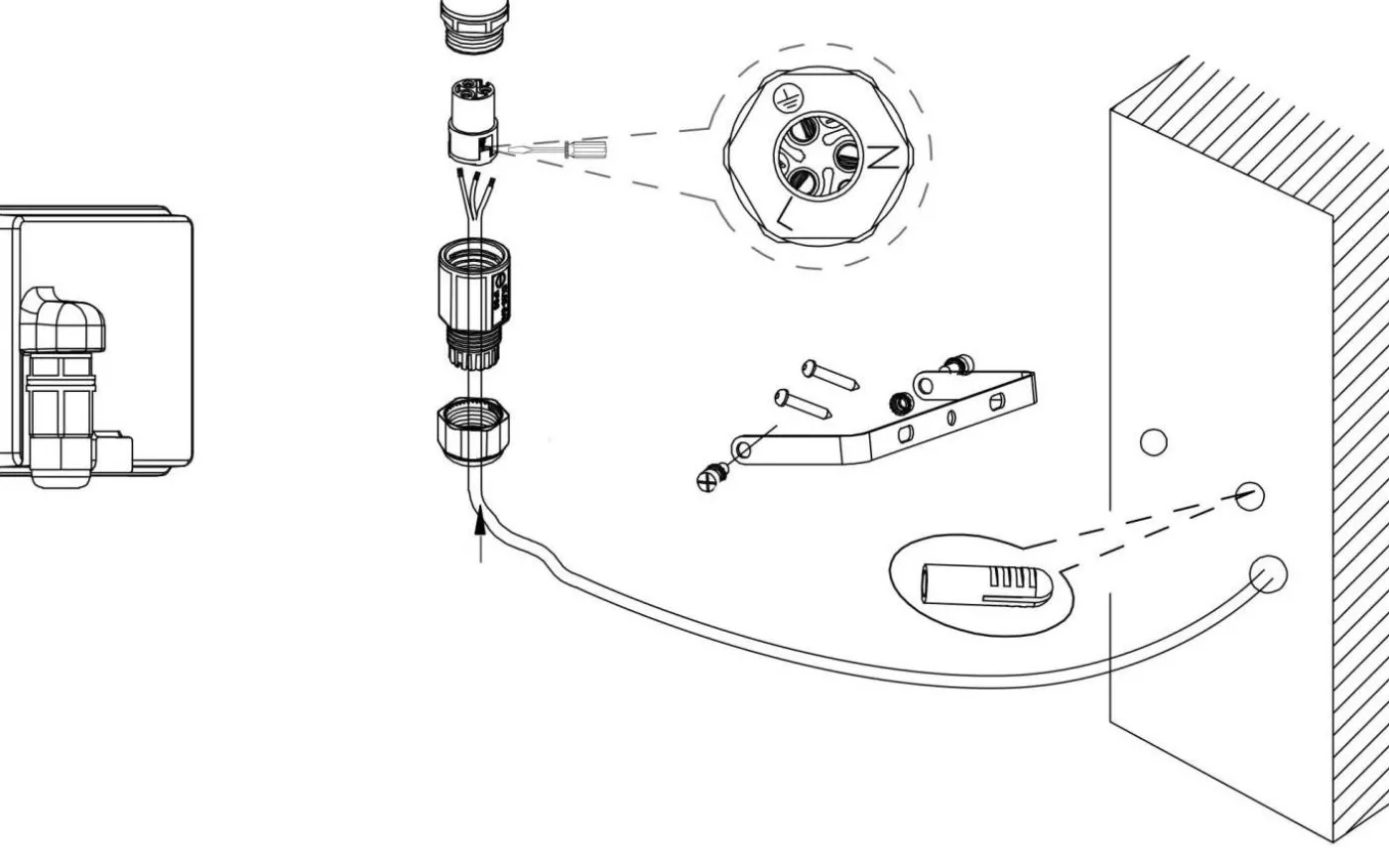 Faedo 3 Strålkastare LED 5000K 21W Svart IP44