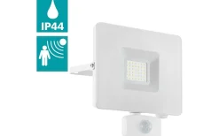 Led Strålkastare<Eglo Faedo 3 Strålkastare Rörelse LED 5000K 31W Vit IP44