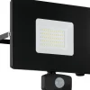 Eglo Faedo 3 Strålkastare Rörelse LED 5000K 53W Svart IP44* Led Strålkastare