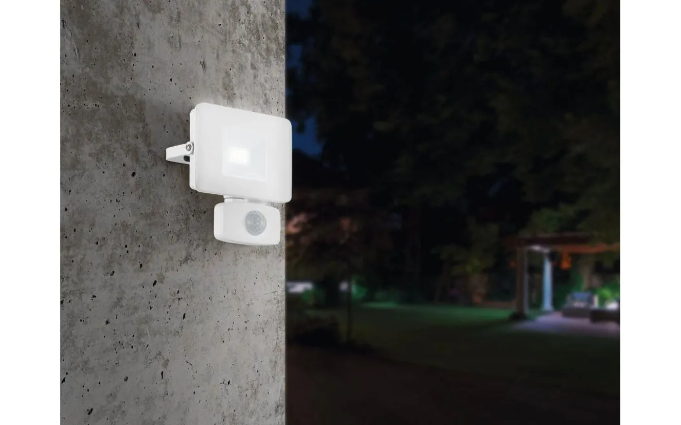 Faedo 3 Strålkastare Rörelse LED 5000K 10W Vit IP44