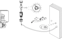 Faedo 3 Strålkastare Rörelse LED 5000K 10W Vit IP44