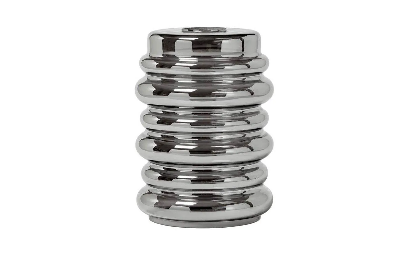 Falun Glasskärm Vas Ø16cm Rök