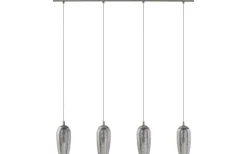 Avlånga Taklampor<Eglo Farsala Taklampa 98cm G9 LED 3000K 4x3W Nickel