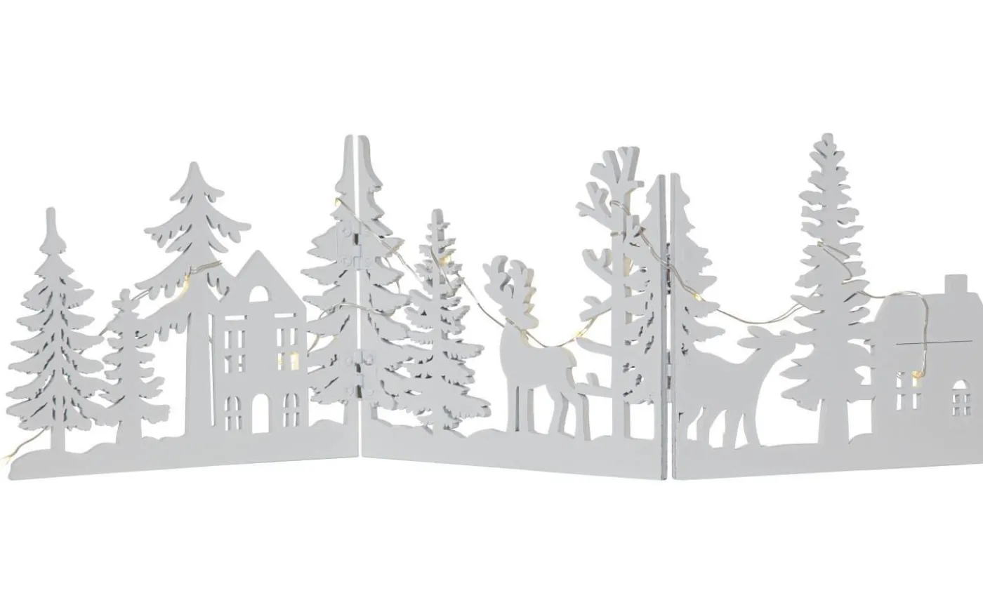 Fauna Bordsdekoration 40cm Vit