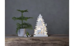 Visa Alla Adventsljusstakar|Batteri Julpynt Inomhus<Star Trading Fauna Renkalv Bordsdekoration Vit