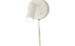 Sovrum|Läslampor<Aneta Fenja Vägglampa LED 3W 3000K Vit