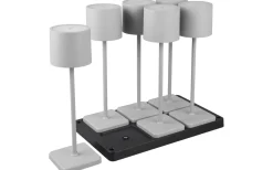 Uppladdningsbara Lampor Utomhus|Uppladdningsbara Lampor Utomhus<Reality Fernandez Laddbar Bordslampa LED 6-pack Grå IP54