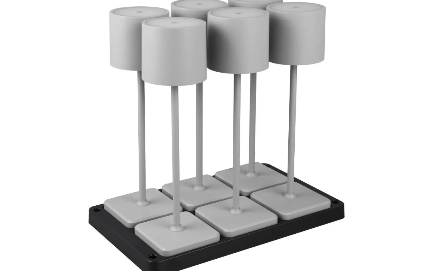 Uppladdningsbara Lampor Utomhus|Uppladdningsbara Lampor Utomhus<Reality Fernandez Laddbar Bordslampa LED 6-pack Grå IP54