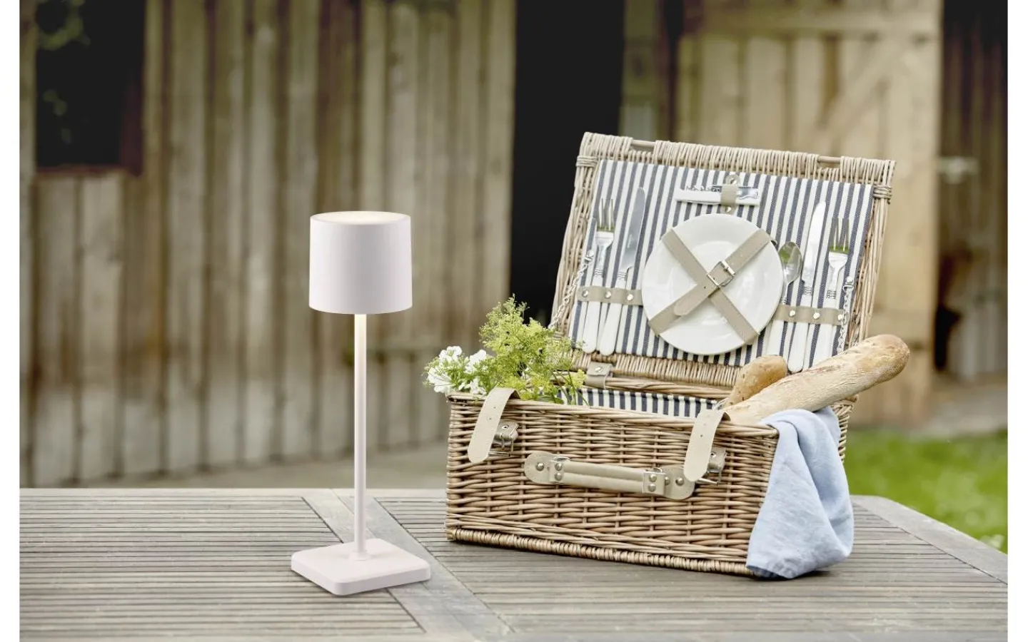 Uppladdningsbara Lampor Utomhus|Uppladdningsbara Lampor Utomhus<Reality Fernandez Laddbar Bordslampa LED Grå IP54