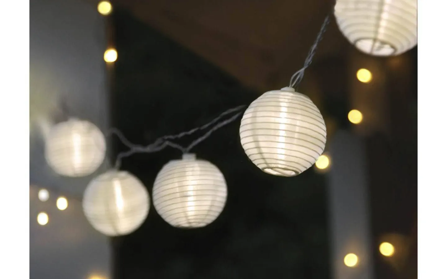 Partyslingor Utomhus 230V|Partyslingor Utomhus 230V<Star Trading Festival Ljusslinga Risbollar 4,5m 10L Vit IP44