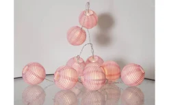 Partyslingor Inomhus 230V<Star Trading Festival Ljusslinga Risbollar LED 1,35 m Rosa