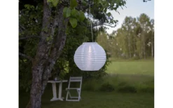 Solcellslampor Dekoration|Visa Alla Solcellslampor<Star Trading Festival Solcellslampa 25cm Vit