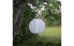 Solcellslampor Dekoration|Visa Alla Solcellslampor<Star Trading Festival Solcellslampa 25cm Vit