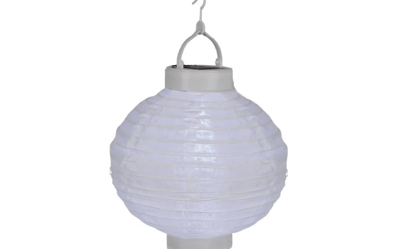 Festival Solcellslampa Risboll LED 20cm Vit