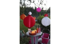 Festival Solcellslampa Risboll LED 20cm Vit