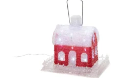 Konstsmide Fågelbord med Spett 92cm Neutralvit IP44* Julpynt Utomhus