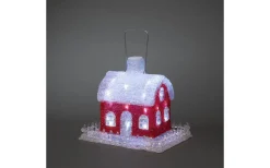 Konstsmide Fågelbord med Spett 92cm Neutralvit IP44* Julpynt Utomhus