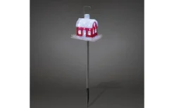 Konstsmide Fågelbord med Spett 92cm Neutralvit IP44* Julpynt Utomhus