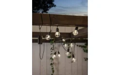 Star Trading Fiesta Batteridriven Ljusslinga med Timer 3,6m Varmvit IP44* Batterislingor|Batterislingor Utomhus